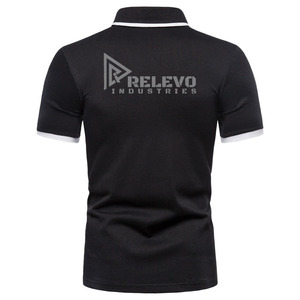 Relevo Men's Black White Short Sleeve for <b>Shirt</b> <b>Plaid</b> Pattern Casual Spring Breathable Polyester/Cotton Flannel Fabric - Product Image 2