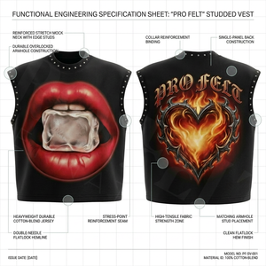 Débardeur graphique personnalisé de qualité supérieure, style punk rock, streetwear d'été, respirant, coupe décontractée, OEM ODM - Product Image 3
