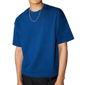 Camiseta de algodón de 300 GSM con corte holgado personalizado, estilo streetwear, oversize, lisa, con logo DTG personalizado, hombros caídos, para hombre - Product Image 1