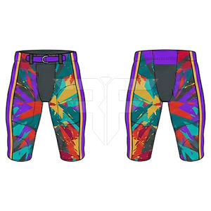 Uniforme de Fútbol Americano Deportivo Cómodo, Pantalones Cortos 100% Poliéster de Secado Rápido, Antibacteriano, Logotipo Personalizado, MOQ Bajo, Accesorios - Product Image 2