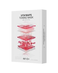 INFODPLUS VITA³MAPS TONING MASK (5EA) qui se concentre sur l'équilibrage, la réparation et la régulation des niveaux d'huile et d'hydratation de la peau. - Product Image 2