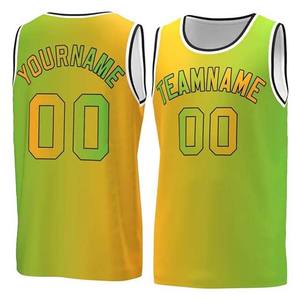 Camisetas de Baloncesto de Poliéster y Elastano, Nombre del Equipo, Servicio OEM y ODM de Alta Calidad, Camisetas Deportivas Personalizadas para Exteriores - Product Image 1