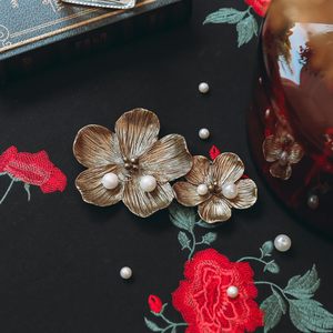 Luxury jewellery tray designer jewellery <b>dish</b> gold jewellery tray flower design tray floral pattern artistic jewellery holder - Product Image 5