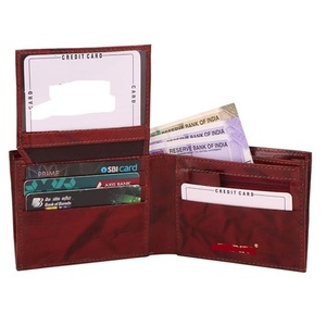 Men Retro Cowhide Genuine Leather RFID <b>Wallet</b> Solid Color Slim Coin Purse Short <b>Card</b> <b>Holder</b> Waterproof Two Tone Leather <b>Wallet</b> - Product Image 3