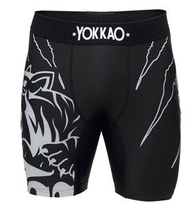 Shorts de compression UFC MMA personnalisés Vale Tudo BJJ Grappling Fight Sublimation Anti-humidité 100% Polyester 100g Unisexe Ajusté - Product Image 1