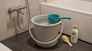 Cubo de Agua de Plástico Ecológico HALO con Asa 6L-10L, Cubo de Fregona Sencillo y Duradero para Limpieza del Hogar, Cubo de Almacenamiento - En Stock - Product Image 3