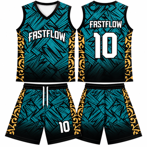 Maillots de basket-ball pour hommes personnalisés, respirants, à séchage rapide, réversibles, ensemble d'uniformes de basket-ball personnalisés - Product Image 6