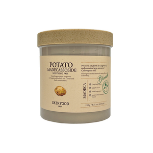 [SKINFOOD POTATO MADECASSOSIDE SOOTHING PAD] Soins de la peau coréens, cosmétiques coréens, sans cruauté, tampons tonifiants hydratants - Product Image 1