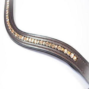 สายรัดคิ้วหนังรูปม้าทำจากคริสตัลมีแผ่นรองนิ่มเพิ่มความสบายเป็นพิเศษ - Product Image 1