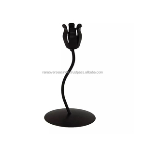 Accent de bougeoir décoratif en métal unique du grossiste de confiance pour Noël salon salle à manger et chambre à coucher prix compétitif - Product Image 3