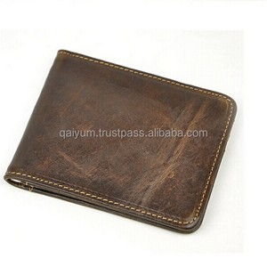 Cartera de Cuero Marrón con Clip para Billetes y Ranuras para Tarjetas, Diseño Delgado de Piel de Vaca Genuina para Hombre - Product Image 6