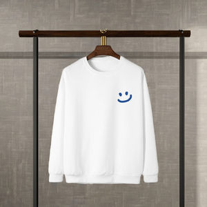 เสื้อสเวตเตอร์ของผู้ชายผ้าฟลีซโอเวอร์ไซส์ลายพิมพ์ของโรงงานออกแบบได้ตามที่ต้องการ - Product Image 1