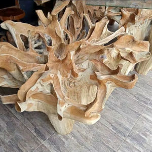 โต๊ะกาแฟไม้สัก โต๊ะกาแฟรูปทรงรากไม้ เฟอร์นิเจอร์เชิงพาณิชย์ โต๊ะดีไซน์ไม่ซ้ำใคร เฟอร์นิเจอร์โรงแรม วัสดุไม้เนื้อแข็ง - Product Image 1