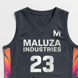 Conjunto de Uniforme de Baloncesto de Alta Calidad, Jersey y Pantalones Cortos Transpirables, Entrenamiento Profesional, MALUZA INDUSTRIES Elite - Product Image 2
