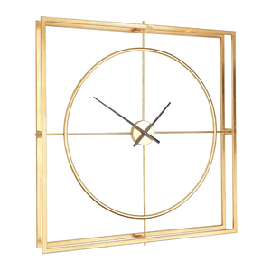 Reloj de Pared de Diseño Moderno Minimalista en Metal Negro Mate para Decoración de Dormitorio, Hogar y Sala de Estar - Product Image 4