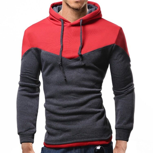 Sudadera con capucha básica para hombre, holgada, de algodón y forro polar, informal, de manga larga, con capucha ajustable, tela cómoda. - Product Image 1