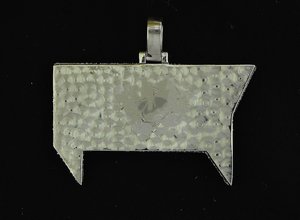 Colgante de Moissanita Hip Hop, Plata 925, Letras Cursivas, Dijes con Nombre, Estilo Iced Out Bling VVS, Colgante de Moissanita Personalizado con Iniciales - Product Image 2