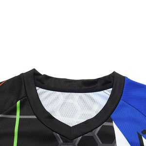 Maillot de motocross 100% polyester, tissu micro-mesh, sublimation personnalisée, pour hommes, moto et course automobile. - Product Image 3