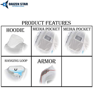 Sudadera con Capucha para Motociclismo Urbano de Invierno con Forro Reforzado con Kevlar, Impresión Digital, Estilo Urbano - Product Image 6