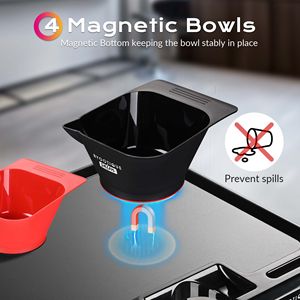 Folding Salon <b>Trolley</b> Tray for Convenient Organization and <b>Mobility</b> - Product Image 6