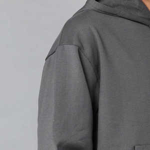 เสื้อฮู้ดผู้ชายผ้าฝ้ายฟลีซ 100% ทรงปกติ พิมพ์ลายซันเฟด ปักลาย ประดับคริสตัล สำหรับฤดูหนาว - Product Image 5