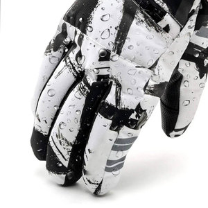 Gants de ski personnalisés antidérapants en softshell à doigts entiers avec fermeture auto-agrippante unisexe toutes saisons - Vente en gros MAX WORLD ENTERPRISES - Product Image 3