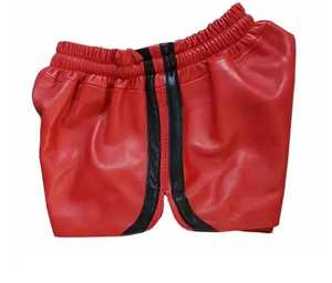 Short en cuir personnalisé pour femme SKI INTERNATIONAL – Couleur au choix, design sur mesure, respirant, doux, taille mi-haute élastique, haute qualité - Product Image 2