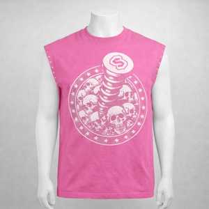 Camiseta Personalizada 100% Algodón, Corte Holgado, Impresión DTG, Camiseta Corta sin Mangas, Camiseta con Dobladillo Crudo, Chaleco para Hombre con Efecto Desgastado - Product Image 2