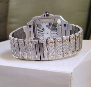 Joyas de Belleza de Edición Limitada Hechas a Mano, de Lujo, en Acero Inoxidable con Cristal de Zafiro, Unisex, Clásicas, de Alta Calidad, con Movimiento ETA - Product Image 3