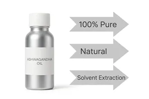 Extracto Herbal de Ashwagandha Hanu, Aceite de Ashwagandha 100% Puro y Natural para el Cuidado de la Piel y Cosmética - Product Image 3