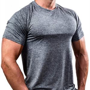 T-shirt de sport pour homme OEM 2026 – Vente directe usine – Compression fitness – Style basique - Product Image 3