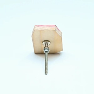Handmade Modern Pine <b>Wood</b> Cabinet Dollhouse Pink and Red Drawer Knobs Dresser Door Handles <b>Cupboard</b> Pulls Kitchen Handle - Product Image 4