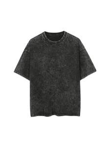 Camiseta Negra Extra Grande para Hombre Five B con Estampado de Guerrero Naranja, Estilo Urbano, Manga Corta, Cuello Redondo, Jersey de Algodón - Product Image 6
