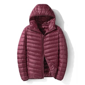 High Quality Puffer <b>Jacket</b> Down Coatmens Puffer <b>Jacket</b> Zipper Hooded Woolen Oversize Puffer <b>Jacket</b> Spring <b>Warm</b> Custom Black - Product Image 2