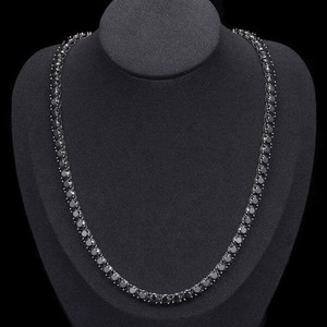 Collier Pendentif Personnalisé Unisexe en Argent de Qualité Supérieure, Plaqué Argent, Perle d'Eau de Mer, Forme Géométrique, Style Ethnique - Product Image 1