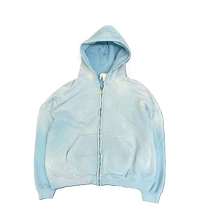 Sweat-shirt à capuche bleu clair pour homme, coupe classique, 100 % coton French Terry, décontracté, pour l'hiver, éco-responsable - Product Image 1