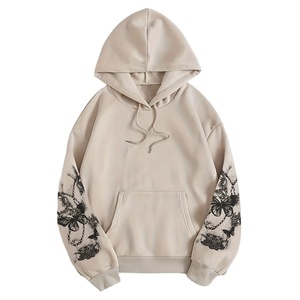 Sweats à capuche tissés pour femmes en hiver avec logo personnalisé de haute qualité Pull avant Streetwear à la mode en différentes couleurs et modèles - Product Image 1