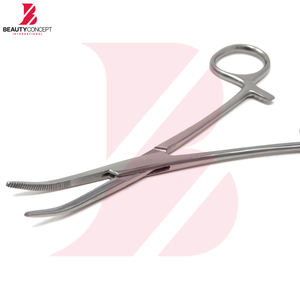 Pinzas Hemostáticas Curvas Kelly con Bloqueo, 5.5, Acero Inoxidable, Material de Primera Calidad, Instrumentos Quirúrgicos - Product Image 2