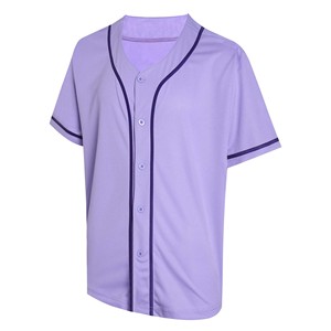 Maillot de baseball vierge en mesh, style athlétique moderne, sur mesure, anti-humidité, sublimation numérique - Product Image 1