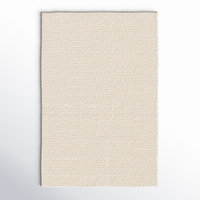 Tapis artisanal tissé à la main en laine avec bordure en boucle, antidérapant, adapté aux animaux domestiques, style scandinave, couleur unie, poils moyens, pour usage domestique, en latex