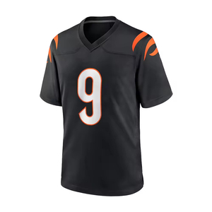 Uniforme de football américain à manches courtes respirant et personnalisé, taille plus, pour unisexe, logo personnalisé, haute qualité, 100% polyester - Product Image 2