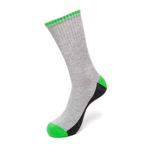 Chaussettes tube pour homme de qualité supérieure, logo brodé personnalisé, coton tricoté, sport, décontractées, emballage personnalisé avec logo. - Product Image 4