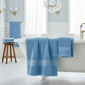 Serviettes de bain 100% coton peigné 600 GSM ultra douces, très absorbantes, couleur unie, tissées, ensemble de serviettes de luxe, séchage rapide, spa, Oeko-Tex - Product Image 3