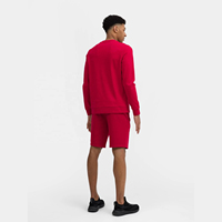 Ensemble coordonné personnalisable imprimé style urbain d'été pour homme : T-shirt classique et short assorti pour la gym, la course et un look décontracté 100 % coton