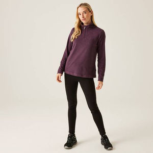 Prix d'usine Sweat-shirt à demi-zip pour femme Marble Canyon avec poches kangourou, poignets et ourlet côtelés, Sweat à capuche de sport pour femme - Product Image 4