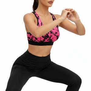 Sujetador Deportivo de Alta Sujeción para Mujer, Diseño Personalizado OEM, Ecológico, Transpirable, con Estampado Digital, Antigolpes, Top Deportivo para Yoga y Fitness - Product Image 6