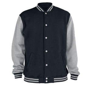 เสื้อแจ็คเก็ตวูลวินเทจสำหรับผู้ชายสำหรับเล่นกีฬากลางแจ้งในฤดูหนาว ปักโลโก้ตามสั่ง ทรงเข้ารูป สไตล์วิทยาลัย เบสบอล วาร์ซิตี้ บอมเบอร์แจ็คเก็ต - Product Image 2