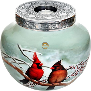 Handmade Brass Cremation Urn for Adults Decorative Metal <b>Ashes</b> Urn with Secure Lid Luxury Stainless Steel Funeral Urn Wholesale - Product Image 4