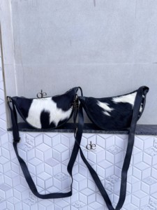 กระเป๋าถือหนังวัวสไตล์ตะวันตกกระเป๋าสะพายสีดำสไตล์ยิปซี Boho สไตล์ตะวันตกทำด้วยมือกระเป๋าอเนกประสงค์ - Product Image 5