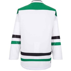 Maillot de hockey vierge en gros, impression sérigraphique personnalisée, uniforme de hockey sur glace respirant en polyester écologique, tailles plus pour équipes - Product Image 6